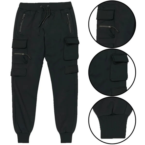 Mens Waterproof Quick Dry Stretch Cargo Joggers 4782