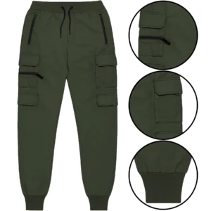 Mens Waterproof Quick Dry Stretch Cargo Joggers