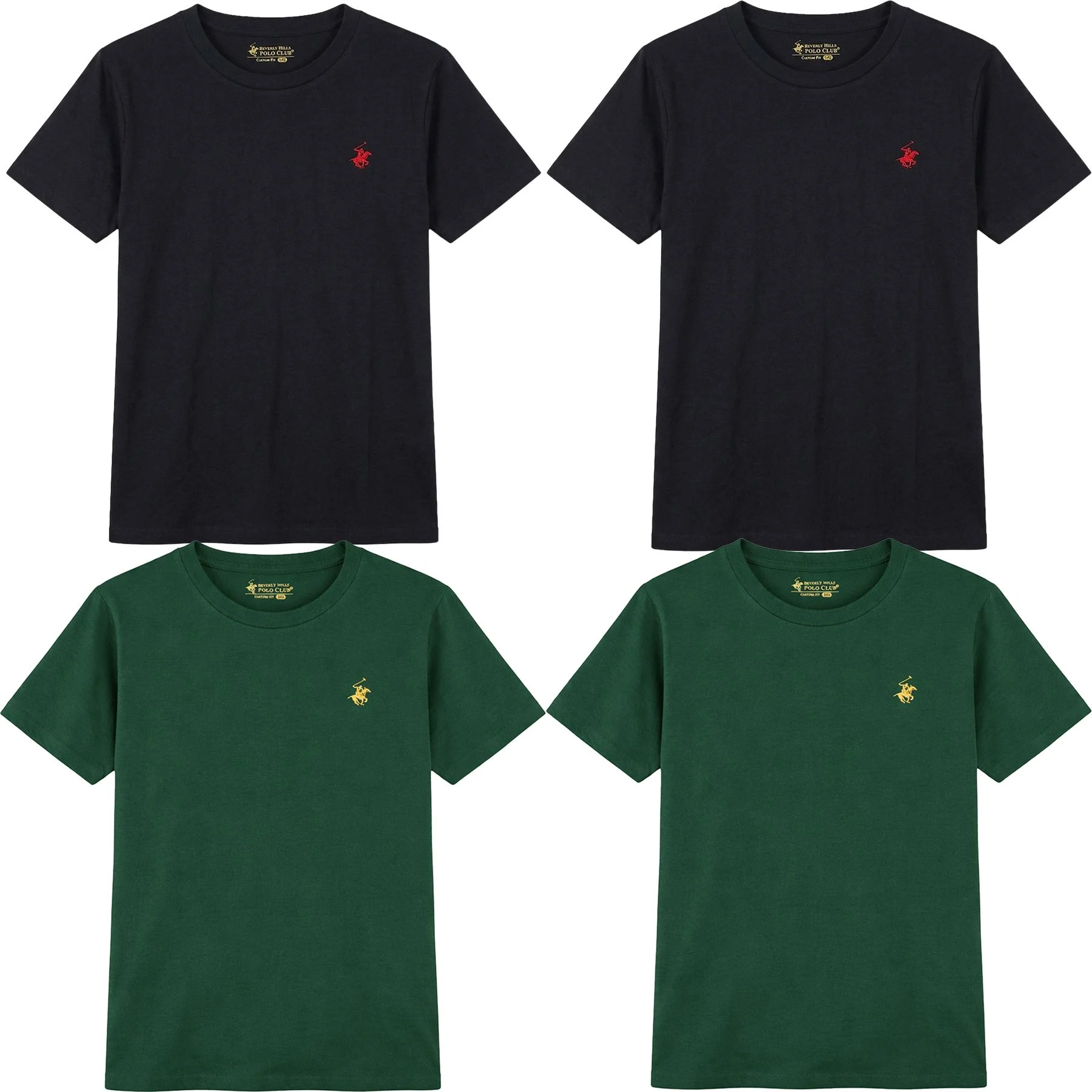 Mens 4 Pack Beverly Hills T Shirts