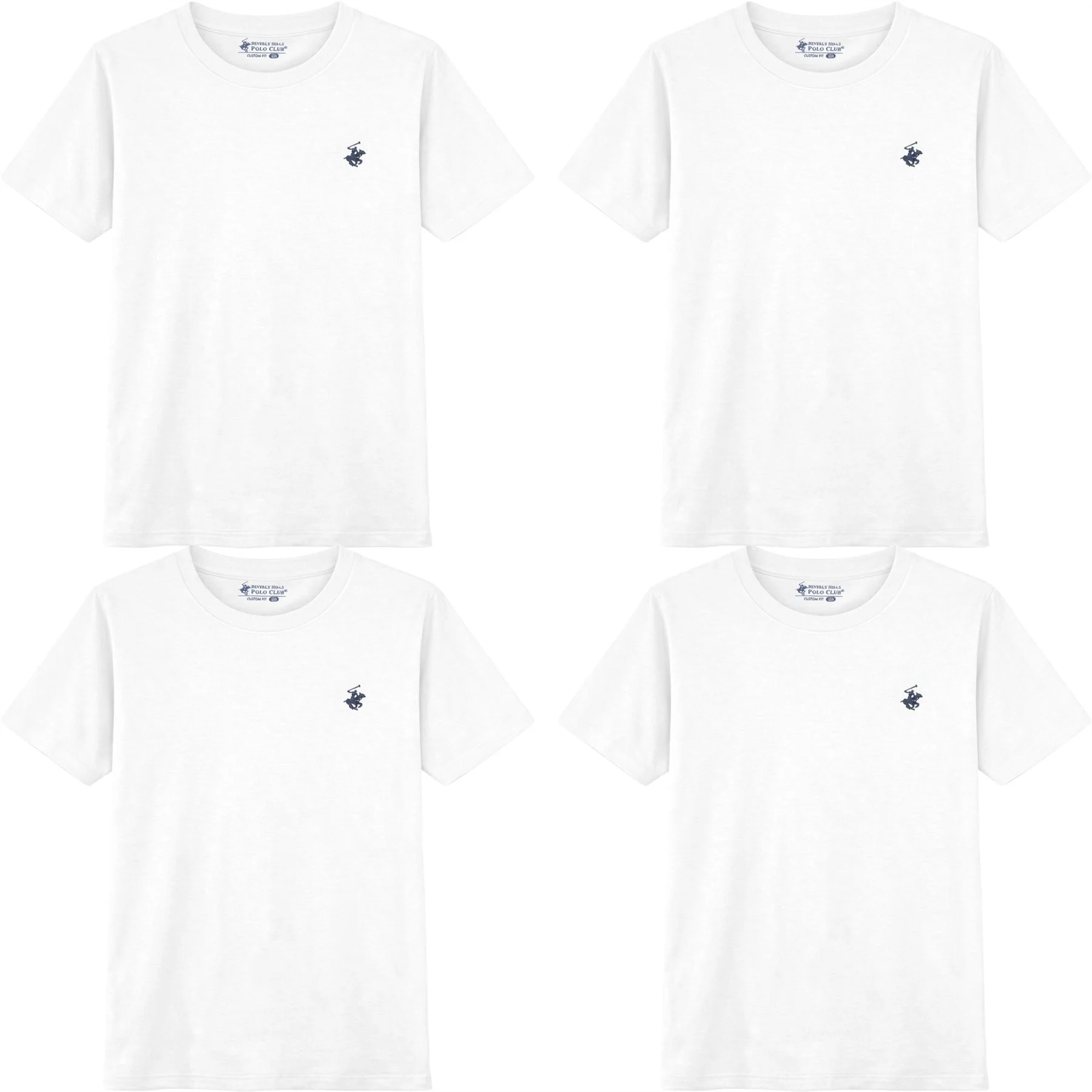 Mens 4 Pack Beverly Hills T Shirts