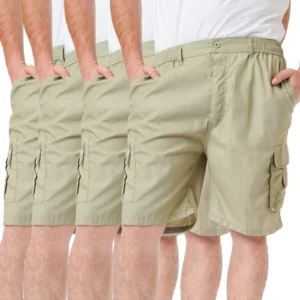 Mens 4 Pack Summer Cargo Shorts 804