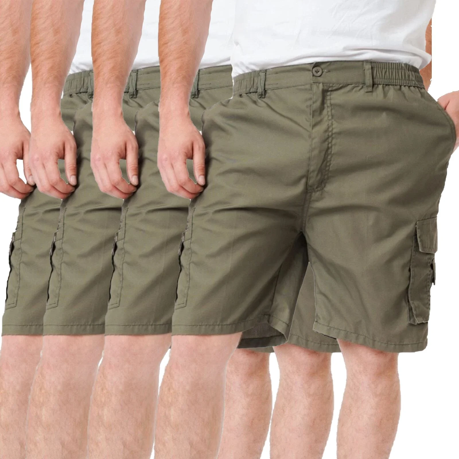Mens 4 Pack Summer Cargo Shorts 804