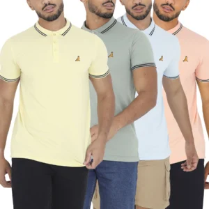 Mens 4 Pack Brave Soul Agito Contrast