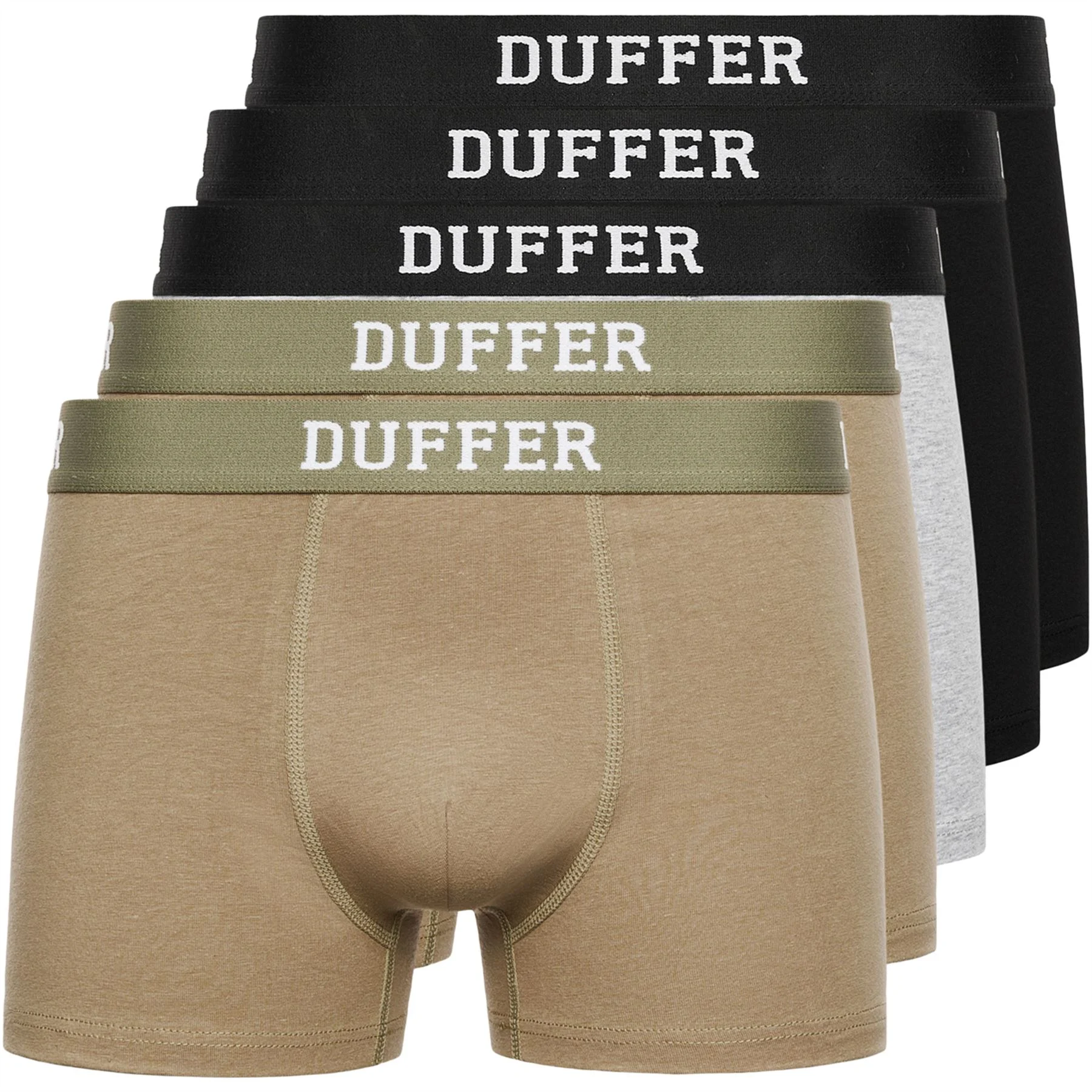 Mens 5 Pack Duffer Boxer Shorts
