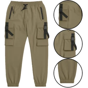Mens Waterproof Quick Dry Stretch Cargo Joggers