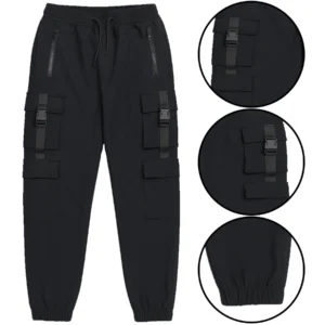 Mens Waterproof Quick Dry Stretch Cargo Joggers