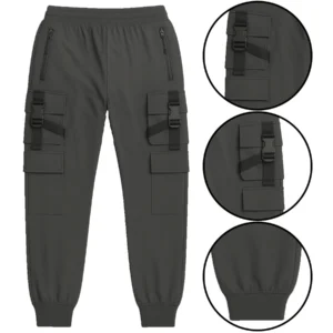 Mens Waterproof Quick Dry Stretch Cargo Joggers