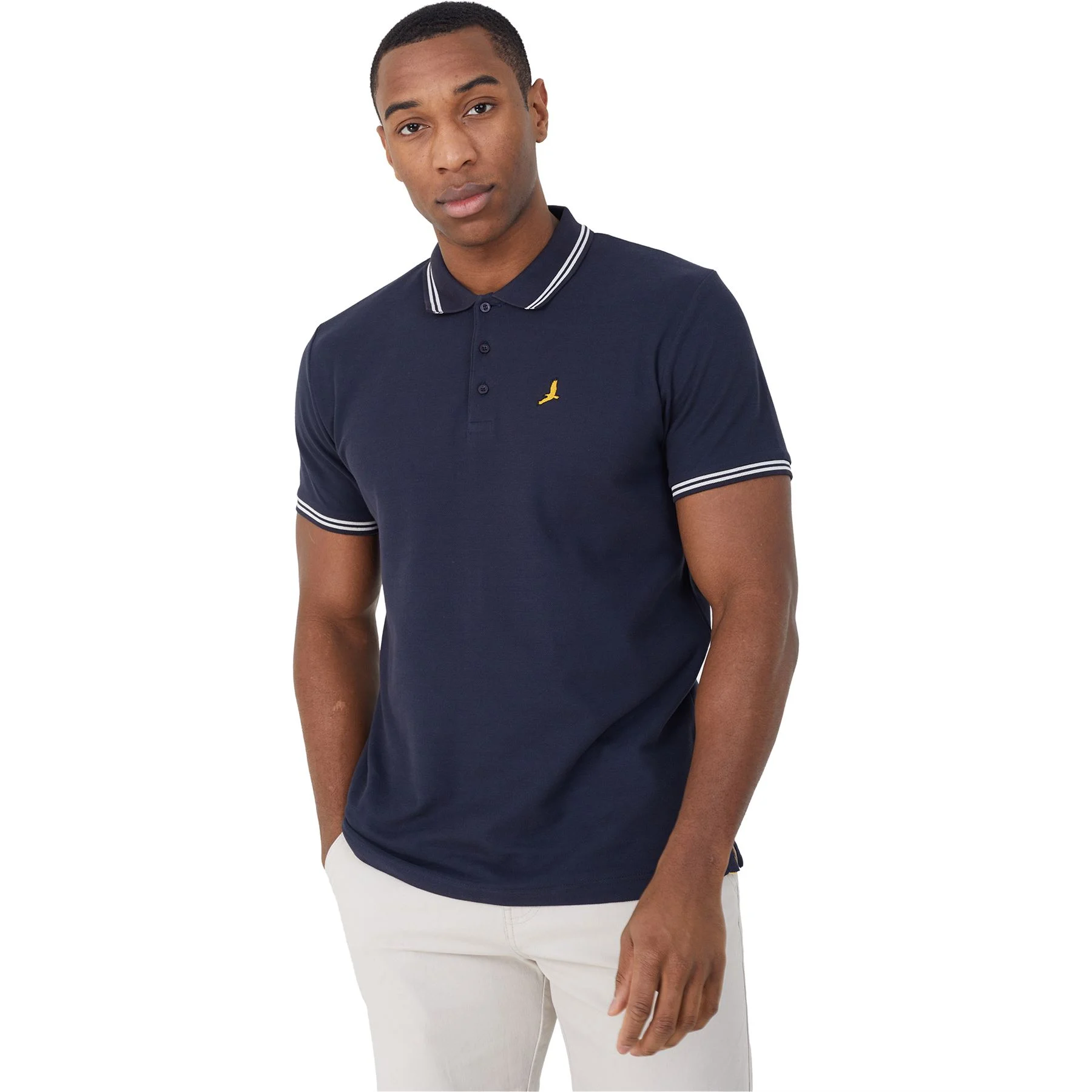 Mens Brave Soul Agito Polo Shirt Pack