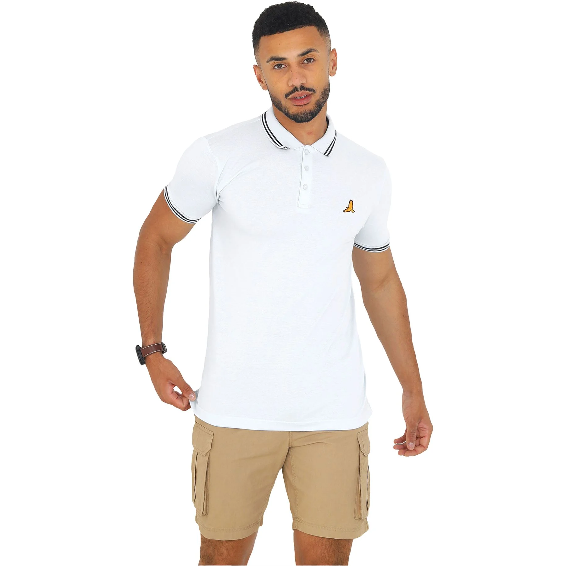 Mens Brave Soul Agito Polo Shirt Pack
