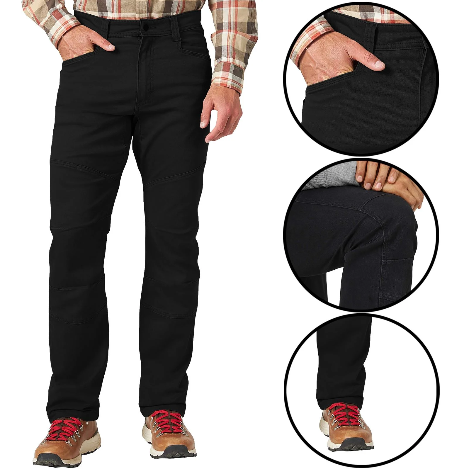 Mens Wrangler All Stretch Trousers