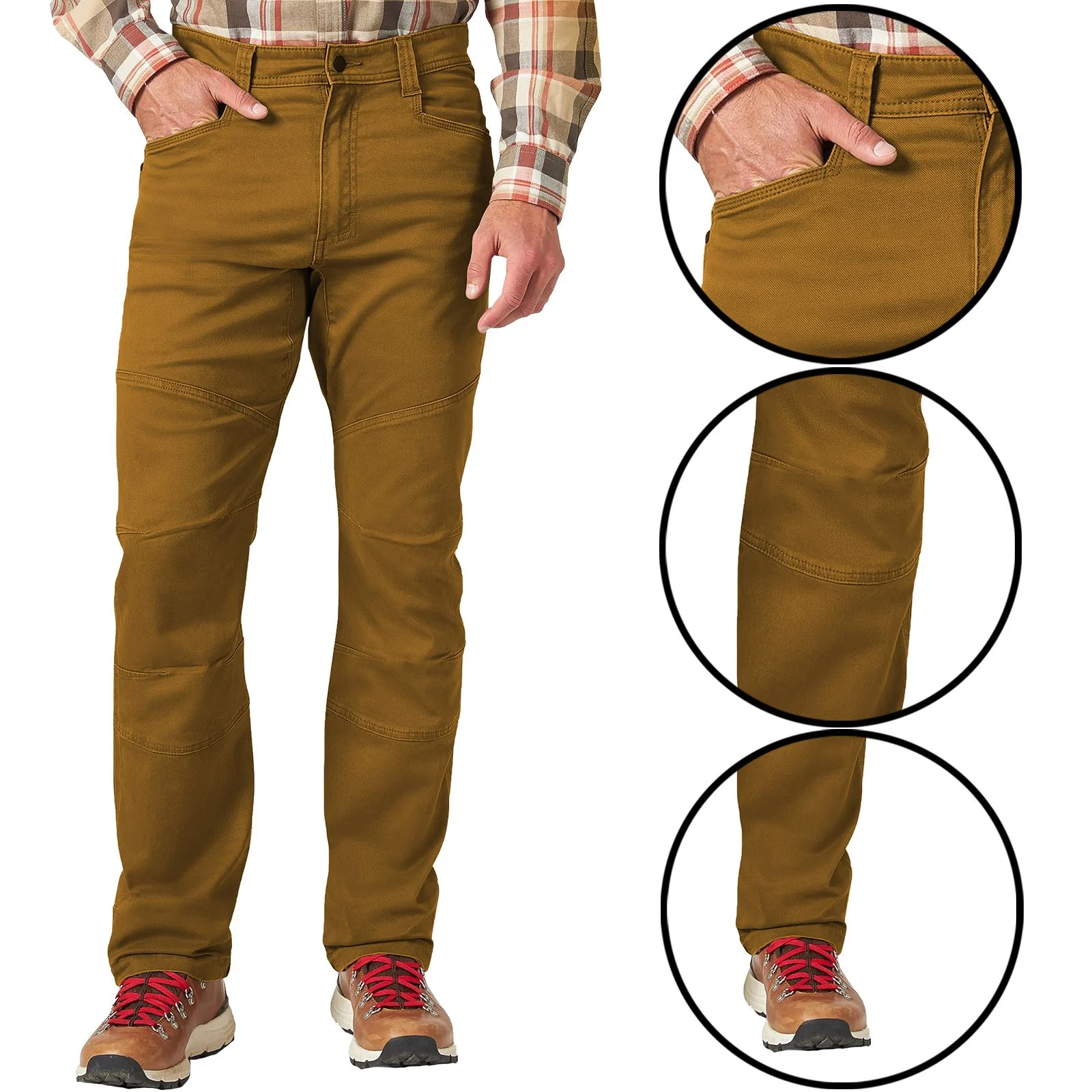 Mens Wrangler All Stretch Trousers