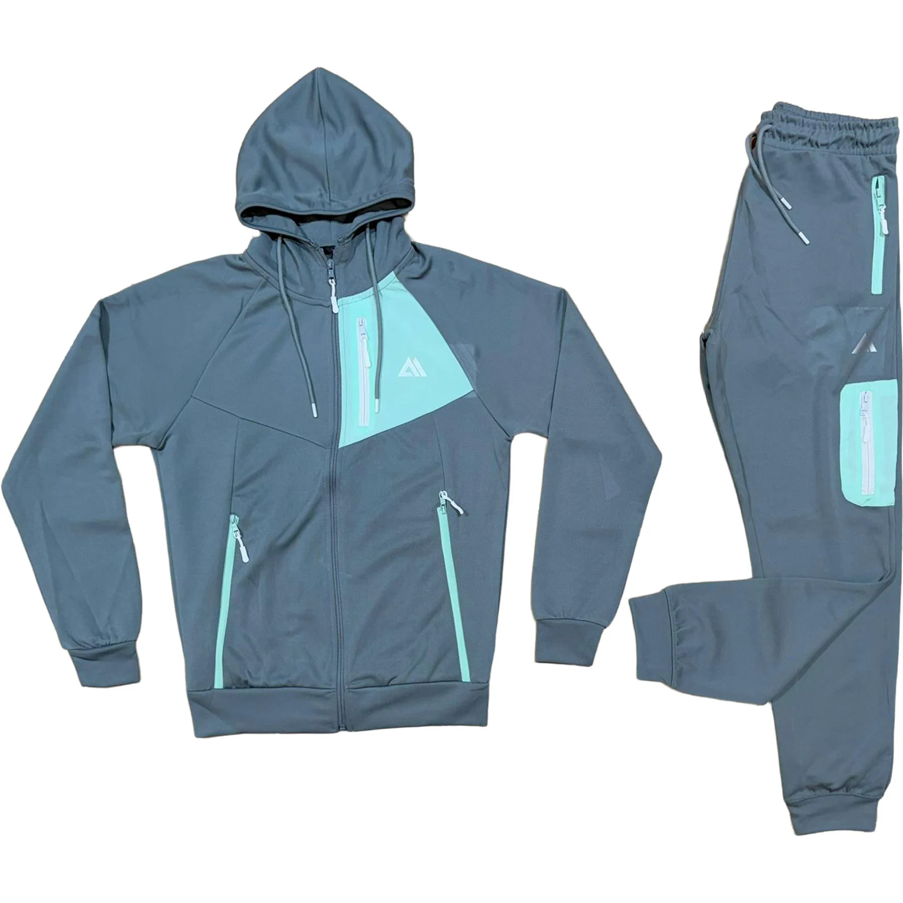 Mens ANG Stretch Hooded Tracksuit Set