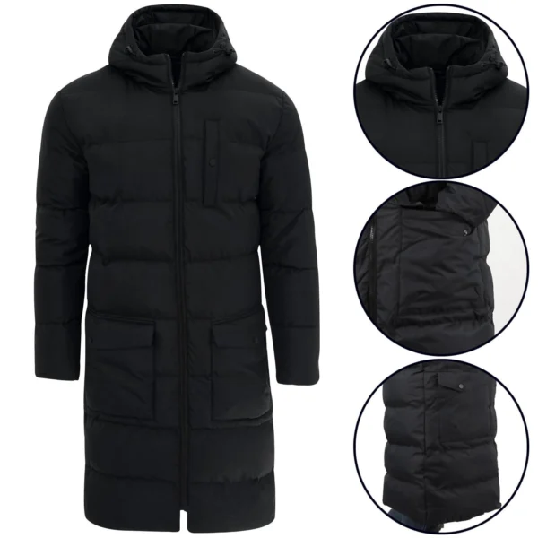 Mens Soul Star BANANA Padded Hooded Jacket