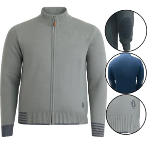 Mens GL Knitted Zip Up Big Size