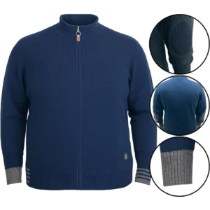 Mens GL Knitted Zip Up Big Size