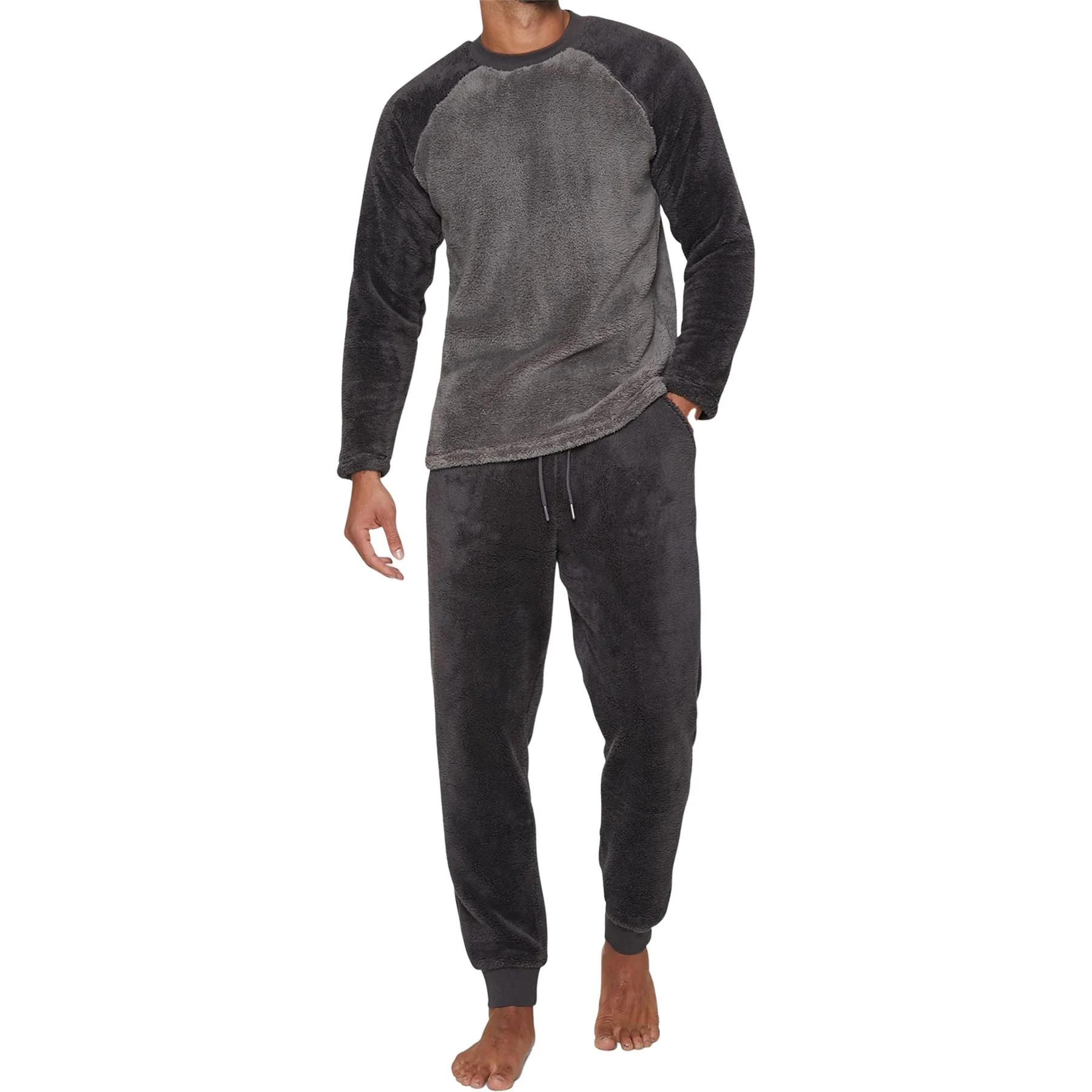 Mens Threadbare Borg Sherpa Lined Lounge Pyjama