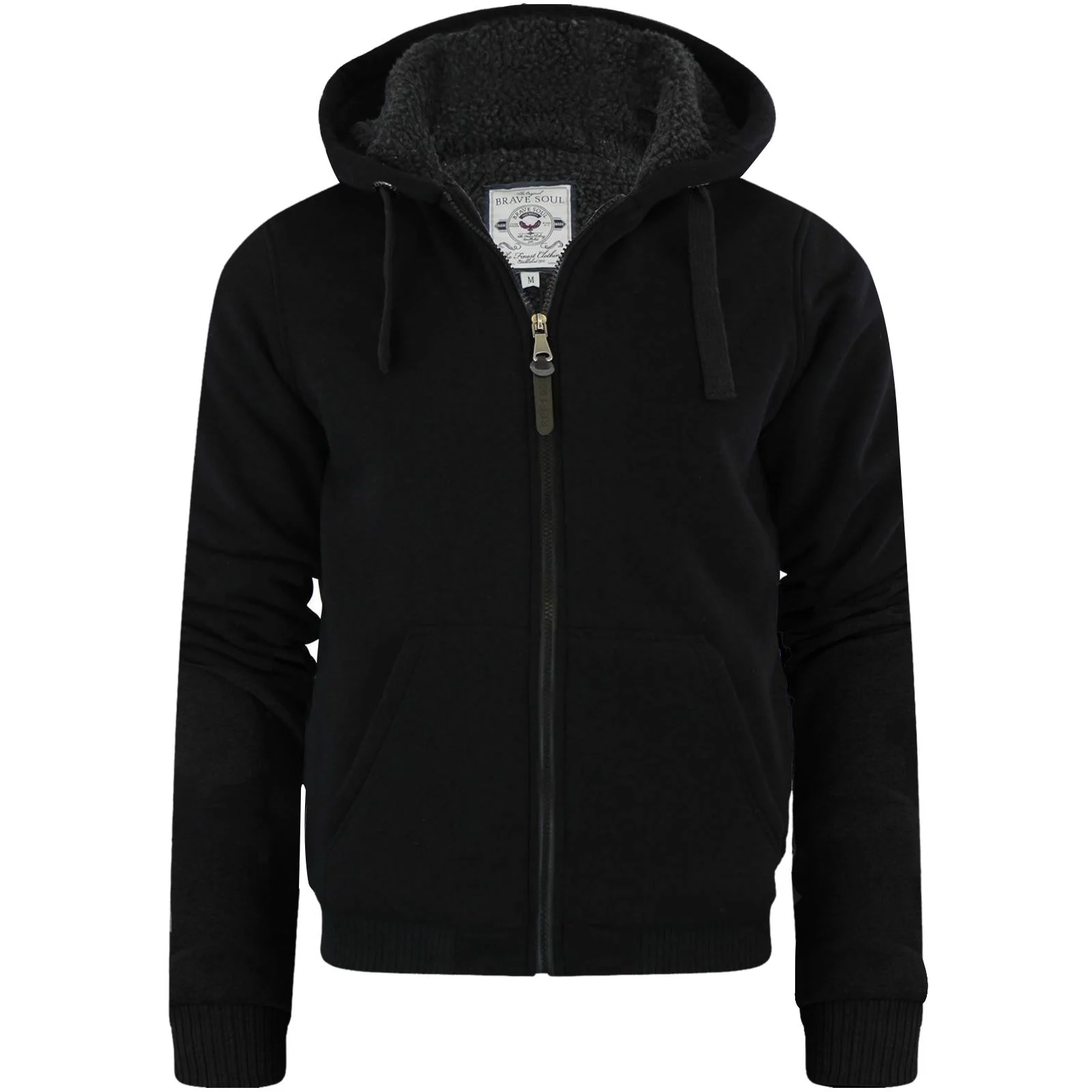 Mens Zone Sherpa Lined Padded Camo Zip