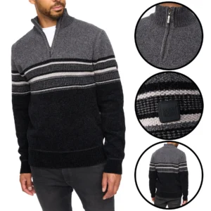 Mens Feldstan Fleece Lined Quarter Zip Thermal