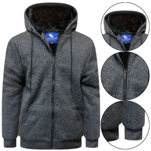 Mens Buckthorn Sherpa Lined Padded Hooded Jacket
