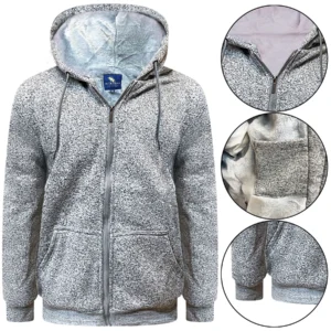 Mens Buckthorn Sherpa Lined Padded Hooded Jacket