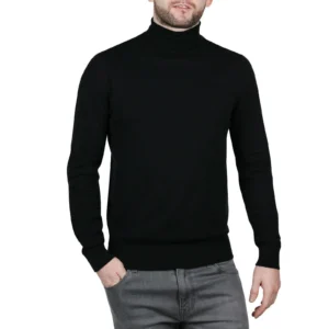 Mens Burton Knitted Roll Neck Jumper