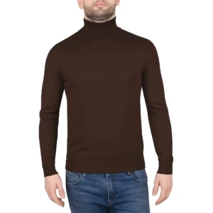 Mens Burton Knitted Roll Neck Jumper