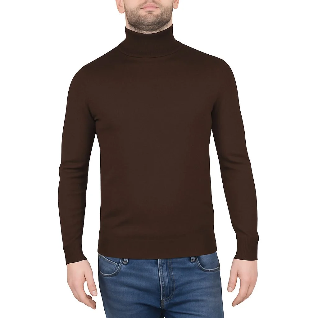 Mens Burton Knitted Roll Neck Jumper
