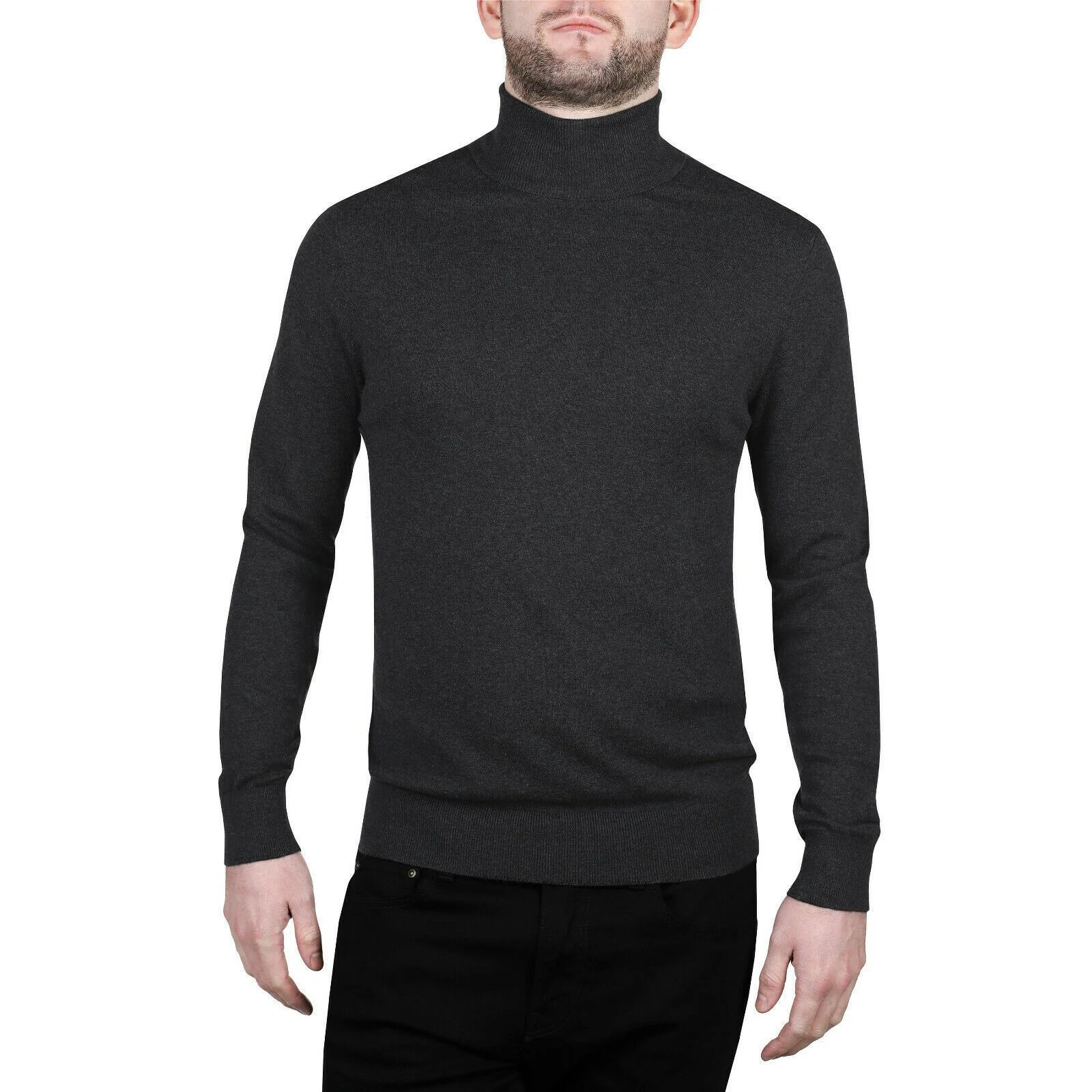Mens Burton Knitted Roll Neck Jumper