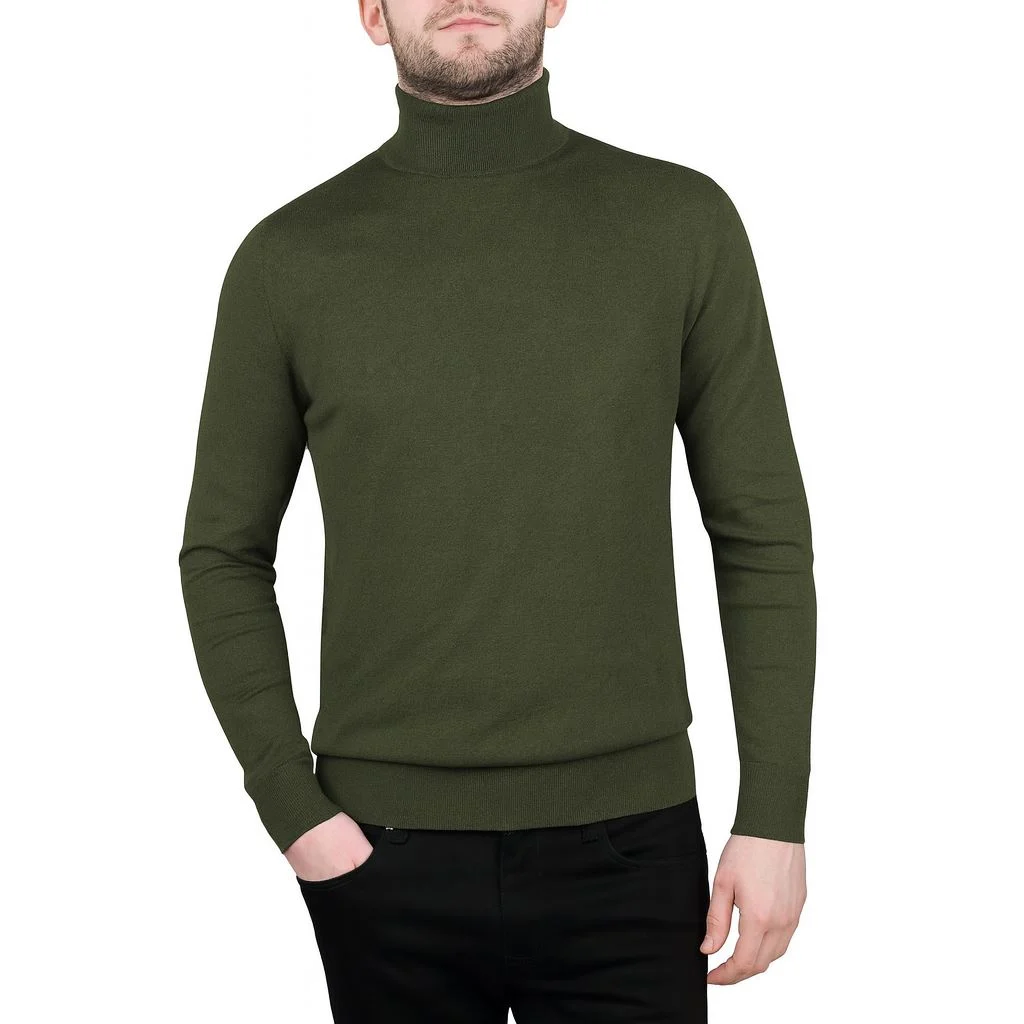 Mens Burton Knitted Roll Neck Jumper