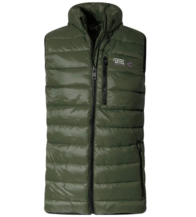 Mens Camel Active Gilet Padded Gilet