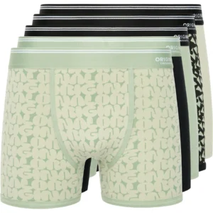 Mens 5 Pack Crosshatch Dringal Boxer Shorts