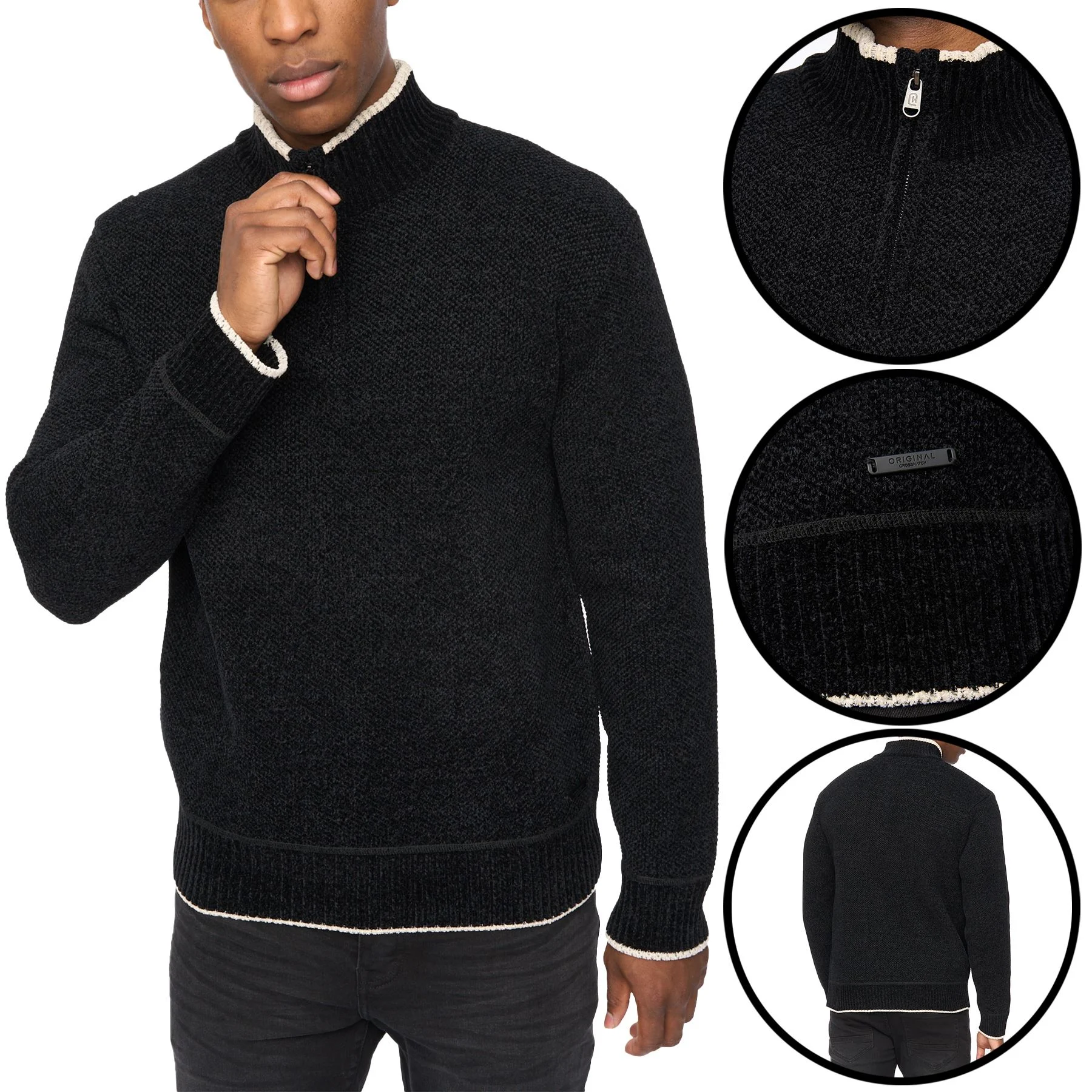 Mens Coldwell Fleece Lined Quarter Zip Thermal