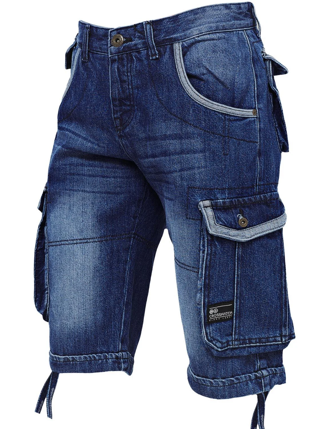 Mens Crosshatch Newberg Cargo Shorts