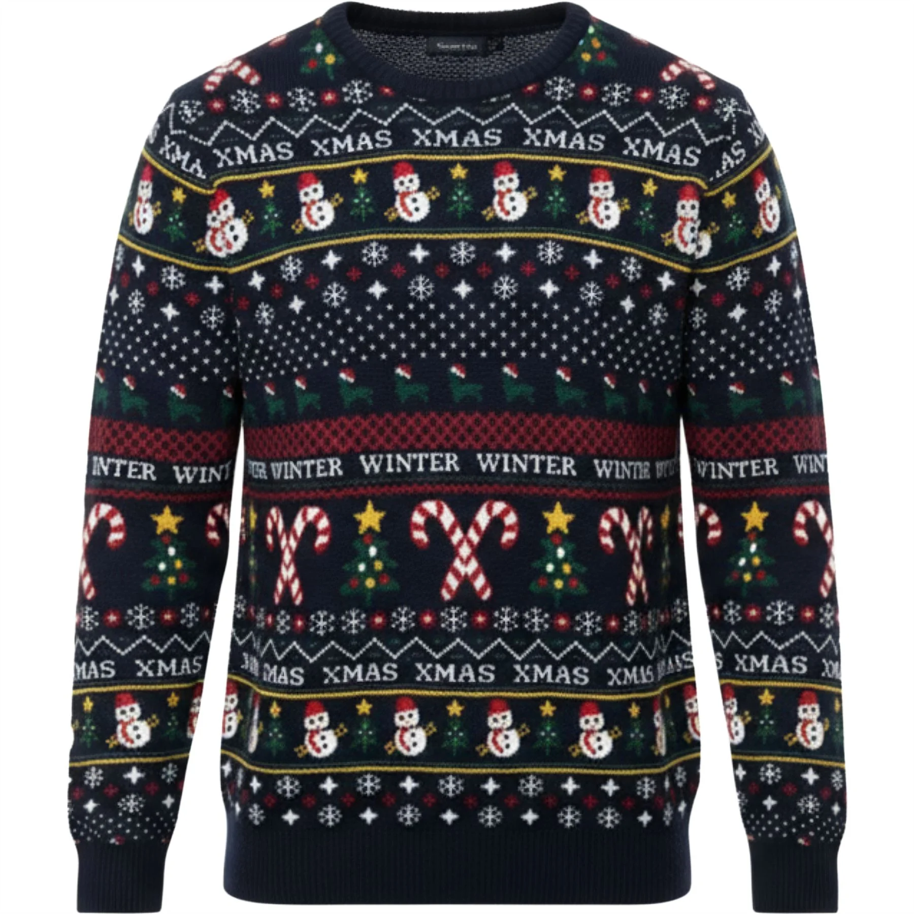 Mens Christmas Hooded Jumper