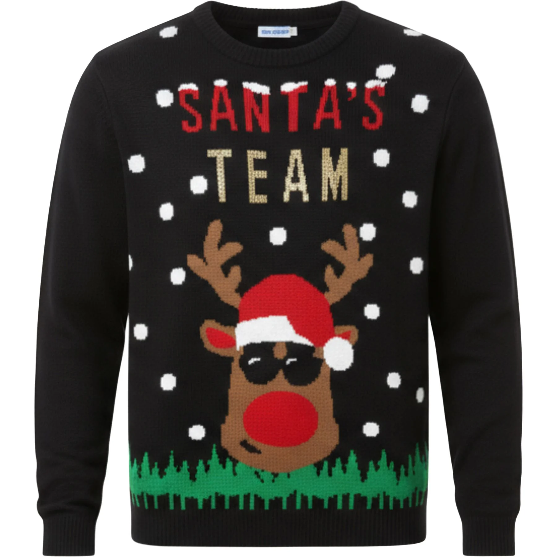Mens Christmas Hooded Jumper