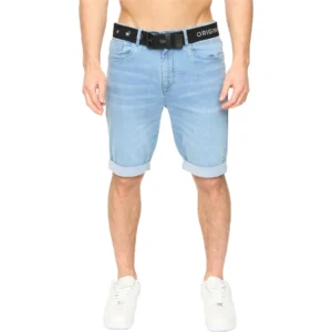 Mens Crosshatch Youlgreeve Stretch Denim Shorts