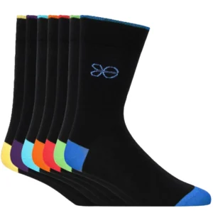 Mens 7 Pack Crosshatch Farrago Socks
