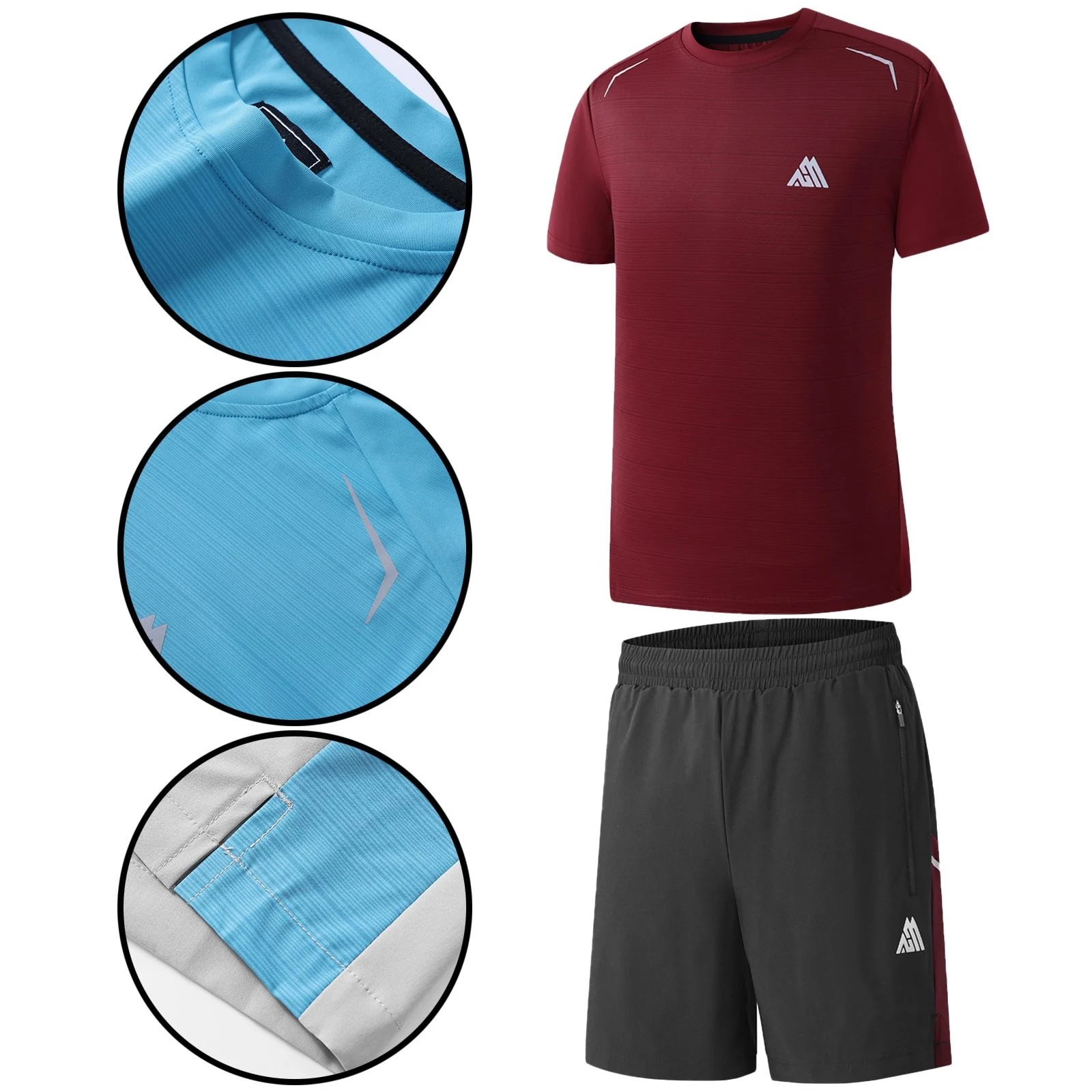Mens Dart Stretch Short Set