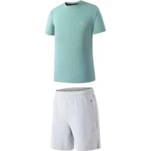 Mens 3 Piece Dotted Hooded Short Set