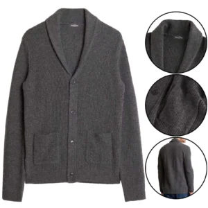 Mens Dressman Knitted Button Up Cardigan