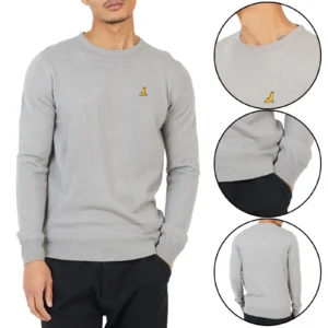 Mens Brave Soul Einstein Knitted Round Neck