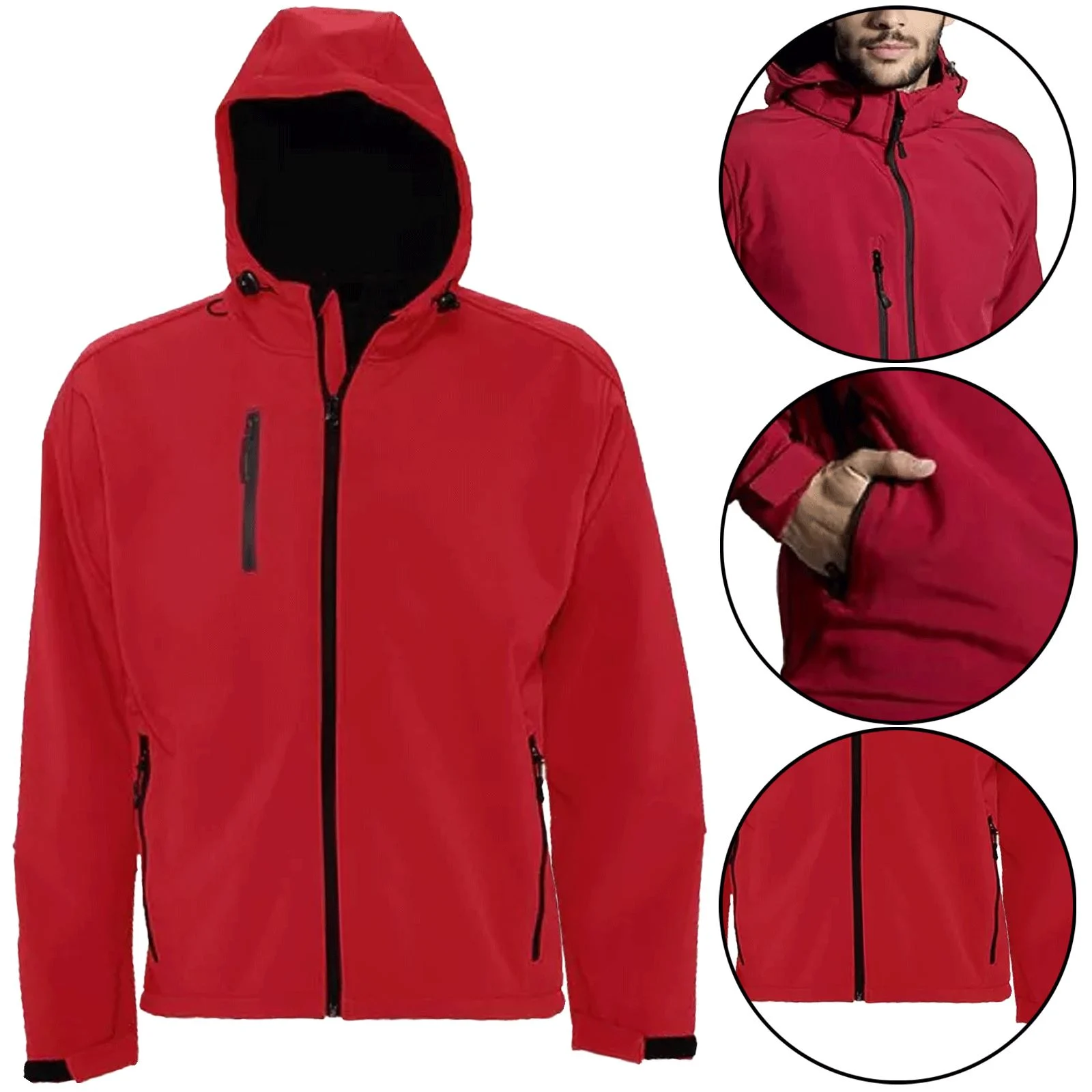 Mens Explode Fleece Lined Soft Shell Waterproof