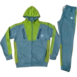 Mens 001 Stretch Hooded Tracksuit Set