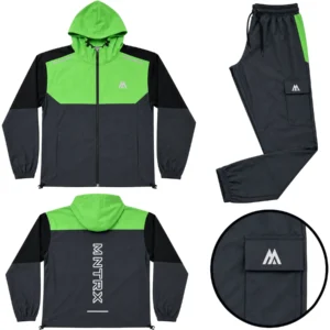 Mens MNTRX 119 Cargo Zip Up Hooded