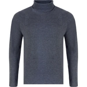 Mens High Roll Neck Jumper
