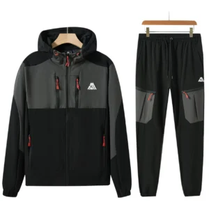 Mens HL Stretch Hooded Tracksuit Set