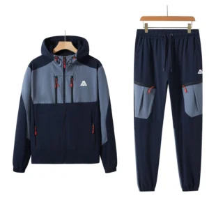 Mens HL Stretch Hooded Tracksuit Set