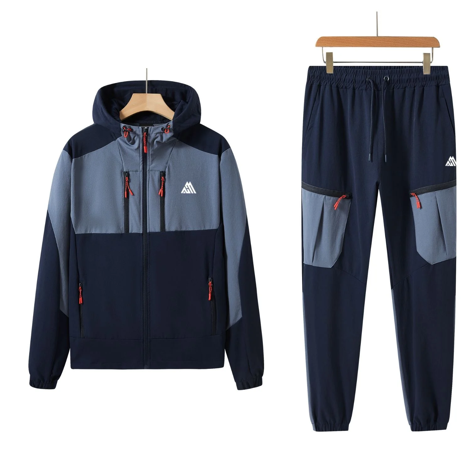 Mens HL Stretch Hooded Tracksuit Set