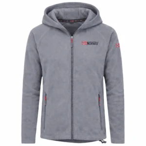 Mens Hooded Quarter Zip Jacket