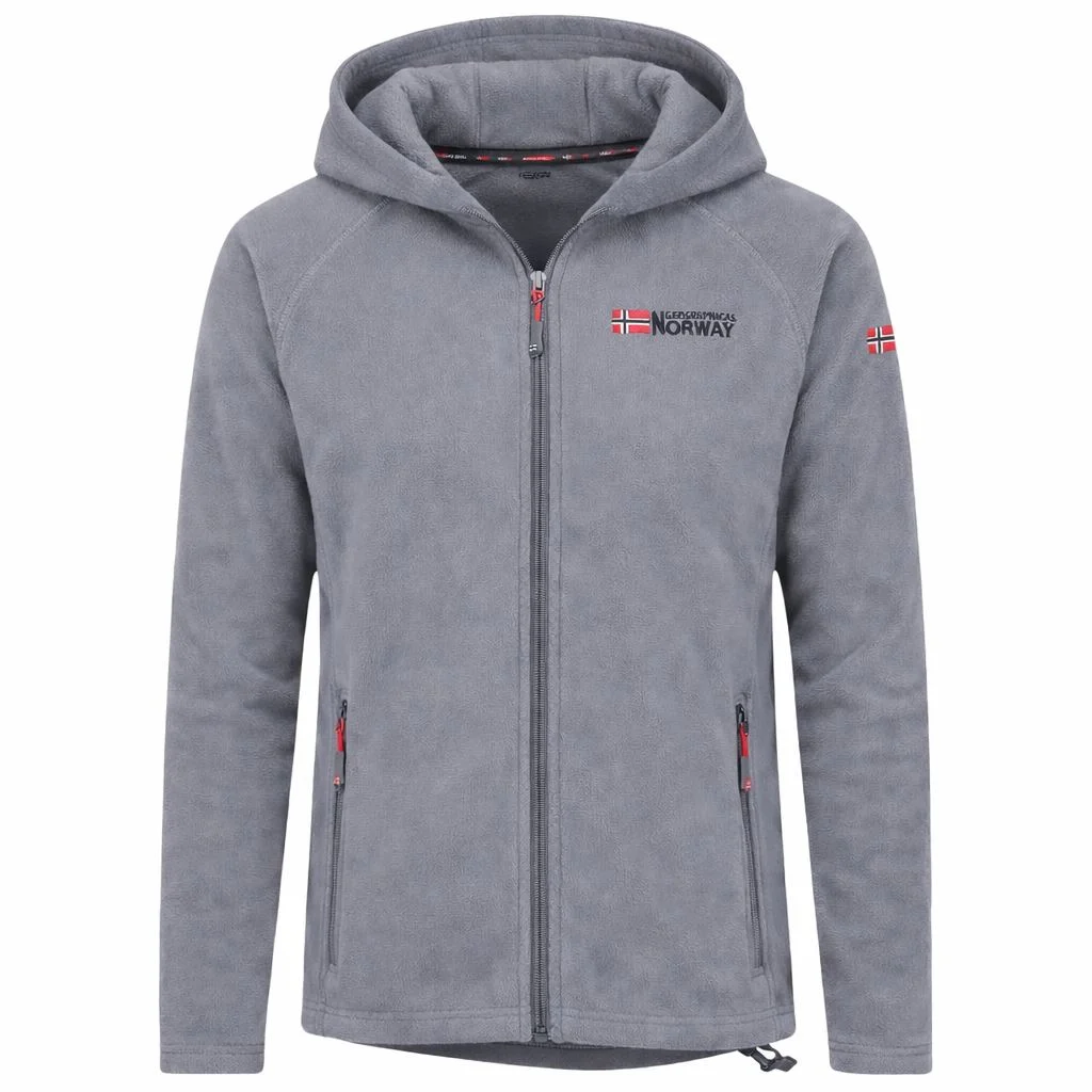 Mens Hooded Quarter Zip Jacket